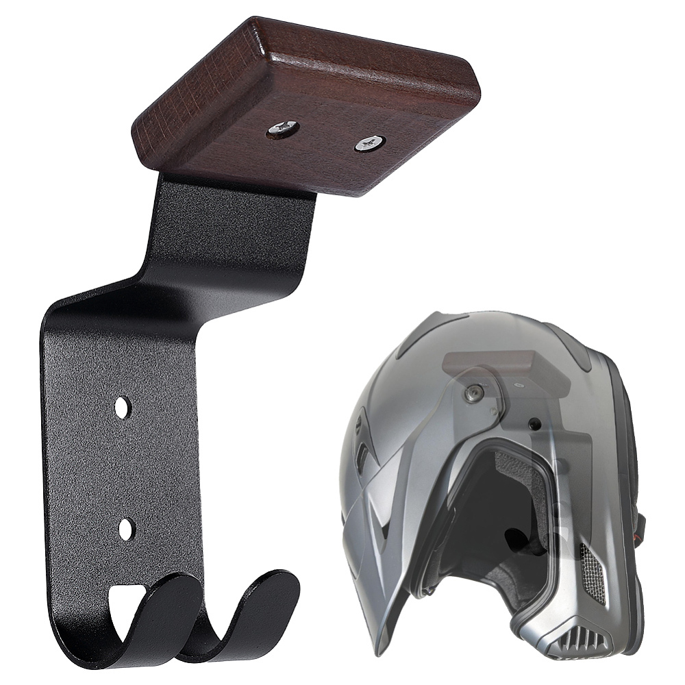Motorcycle Gear Display Rack - Черный настенный держатель для мотоциклетного шлема,