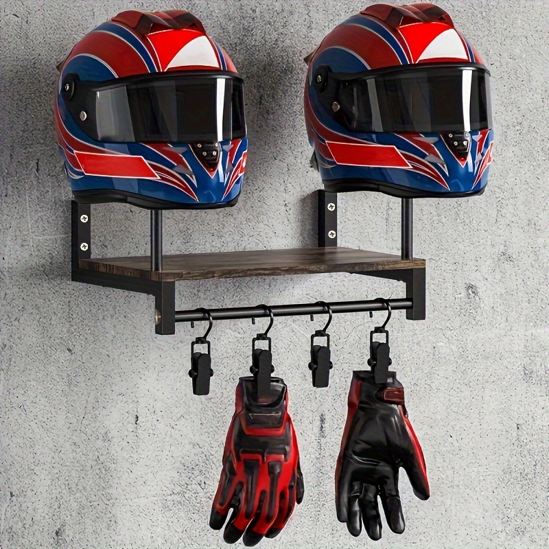 Motorcycle Gear Display Rack - Настенная подставка для мотоциклетных шлемов и