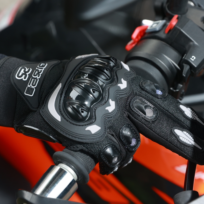 Xxl Motorcycle Gear - Летние полнопальцевые мотоциклетные перчатки, дышащие, противоскользящие,
